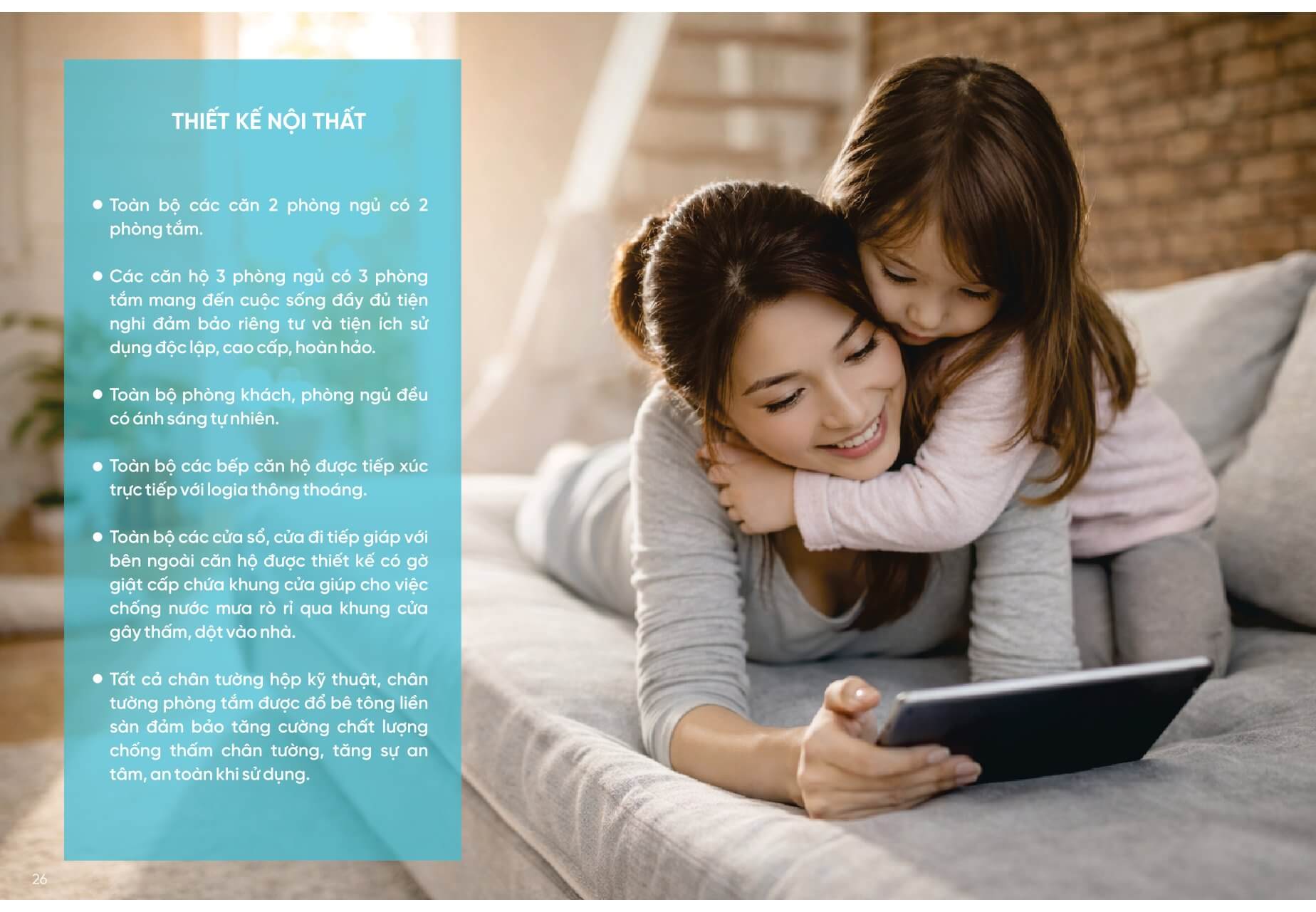 nội thất căn hộ Viha Flora yên sở